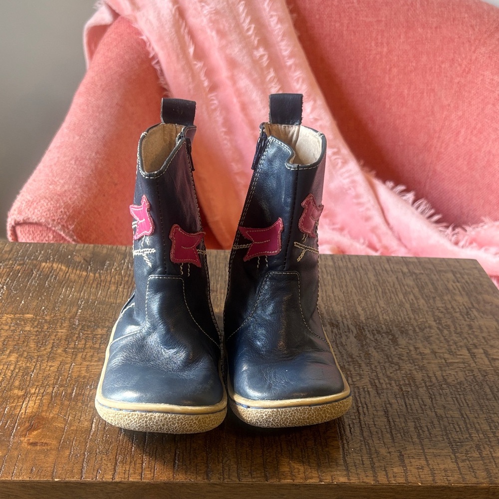 Livid and Luca Navy Boots